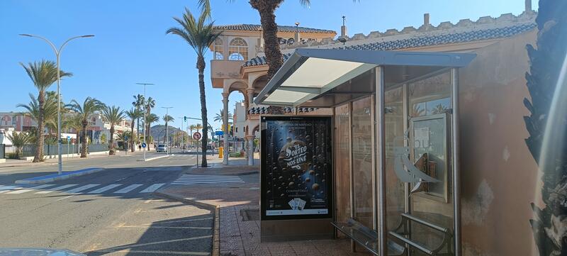 Bus stop near Hotel Dos Playas, Mazarrón