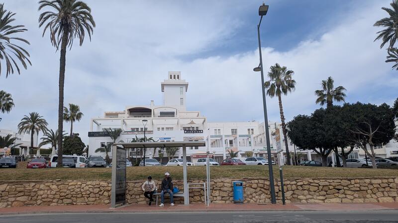 Mojacar, Parque Comercial (Bus stop opposite taxi rank)