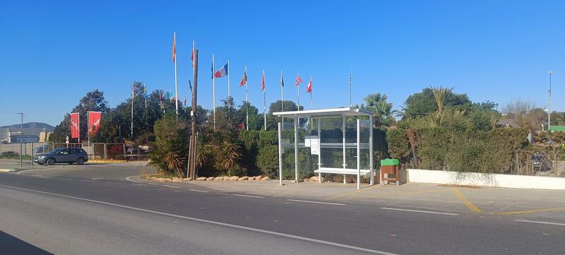 Bus stop, Capfun entrance