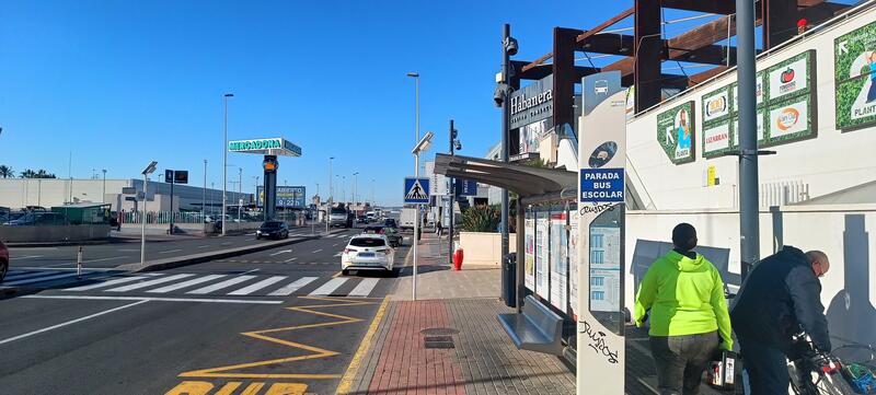 Bus stop, Habaneras Centro Comercial, Torrevieja