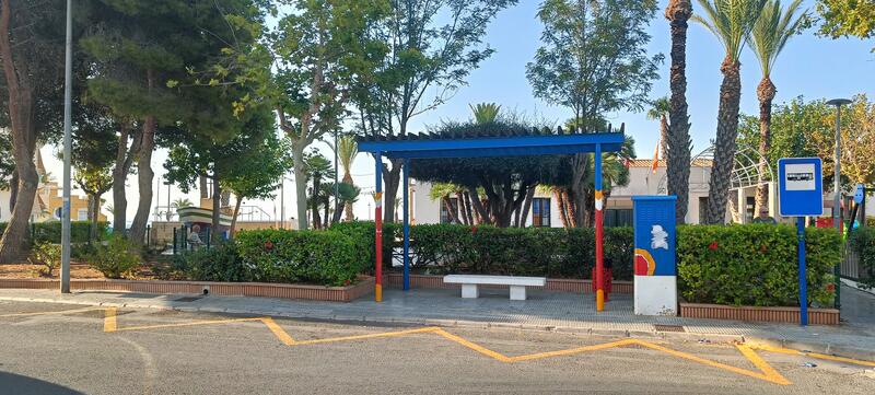 Bus stop, Isla Plana, Supermarket El Molinero